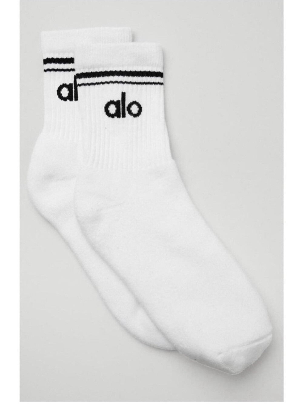 NWT Alo Half Crew Socks (40-46) - Picture 3 of 3